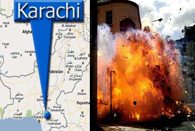 کراچی میں بھتہ نہ دینے پر زیرِ تعمیر عمارت پر دستی بم حملہ