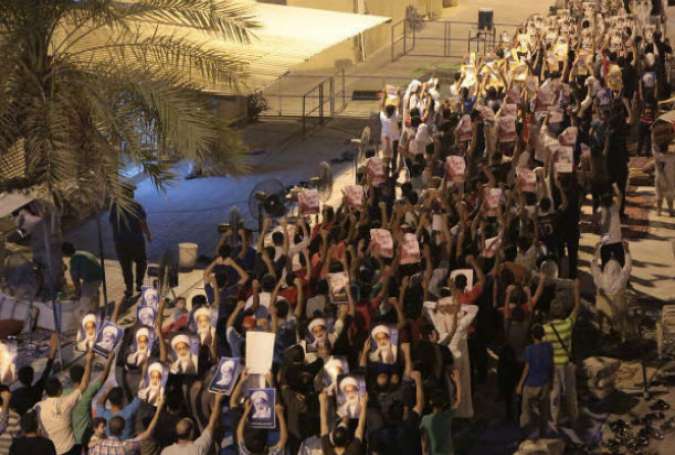 راهپیمایی گسترده مردم بحرین در حمایت از شیخ «عیسی قاسم»