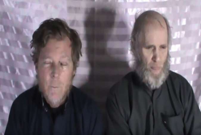 طالبان الأفغانية تنشر فيديو لرهينتين أمريكي وأسترالي