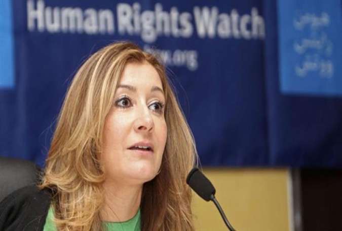 Sarah Leah Whitson, the Middle East director at Human Rights Watch