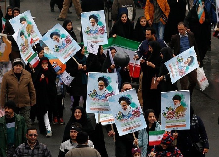 انقلاب اسلامی کی کامیابی کی 38ویں سالگرہ کی مناسبت سے عظیم ریلی