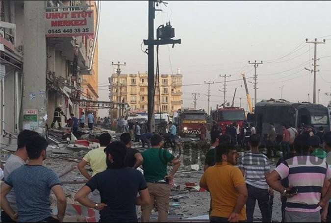 انفجار مهیب در یک ساختمان دولتی در ترکیه/ یک کشته و ۱۵ زخمی