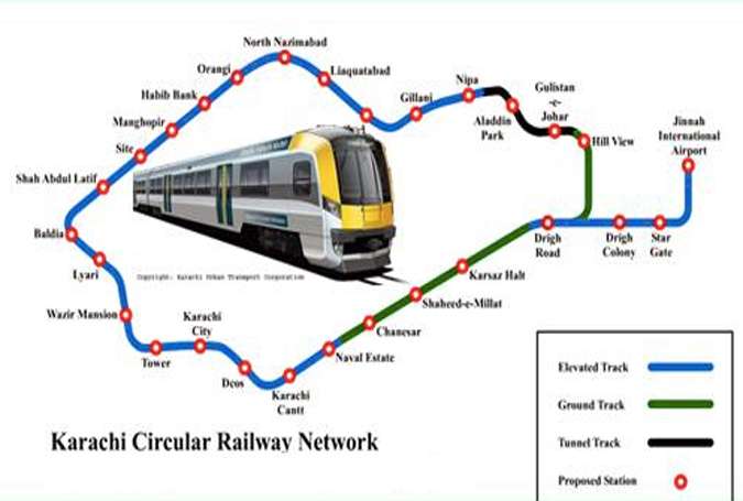 43.2 کلومیٹر طویل کراچی سرکلر ریلوے منصوبہ 3 سال میں مکمل ہوگا