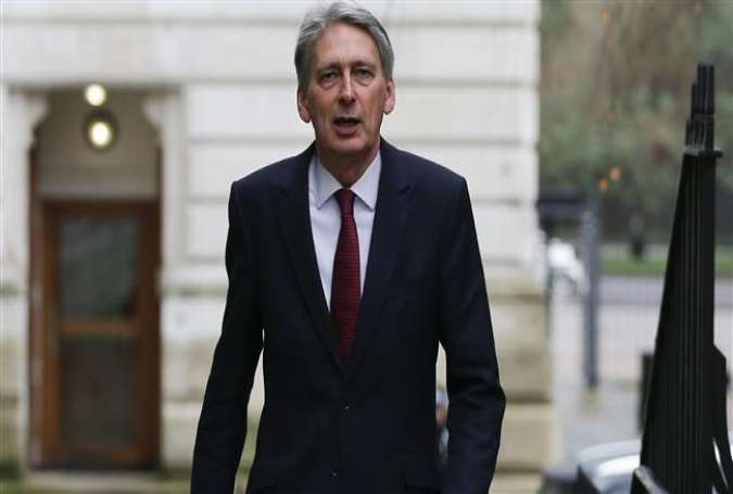 British Chancellor of the Exchequer Philip Hammond arriving for the weekly meeting of the cabinet at 10 Downing Street in central London on February 7, 2017.
