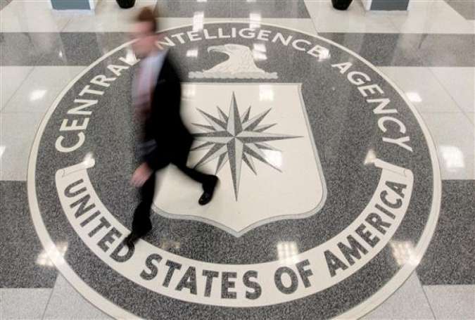 The lobby of the CIA Headquarters Building is pictured in Langley, Virginia, August 14, 2008.