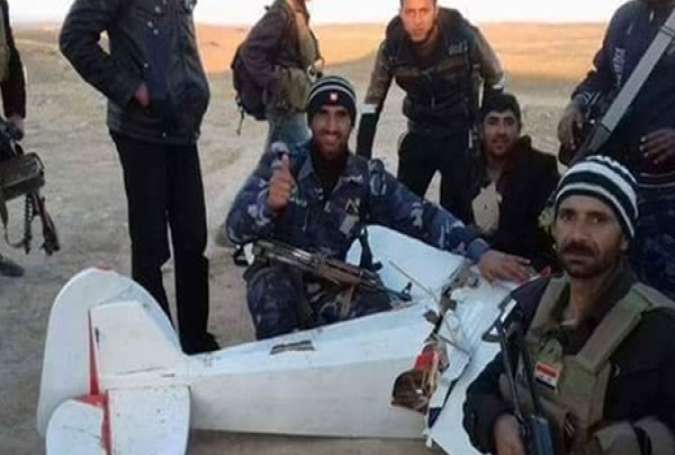 تحطم طائرة مسيرة لداعش غرب الموصل