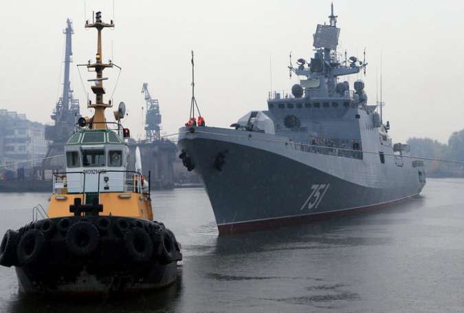 فعالیت نیروی دریایی روسیه در اروپا به بیشترین حد بعد از جنگ سرد رسیده است