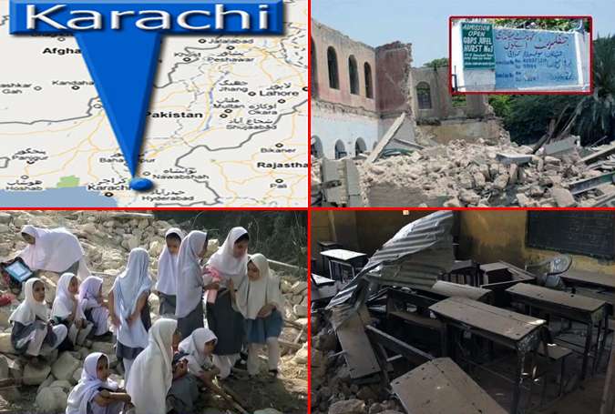 کراچی، تاریخی ورثہ قرار دیئے گئے اسکول کی عمارت پر قبضے کی کوشش ناکام