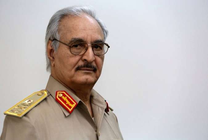 حفتر: مصر تبذل جهدها للتوافق بين أطراف النزاع في ليبيا