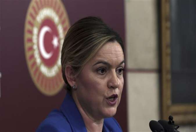 Selin Sayek Boke, a senior member of the Turkish main opposition Republic People’s Party (CHP)