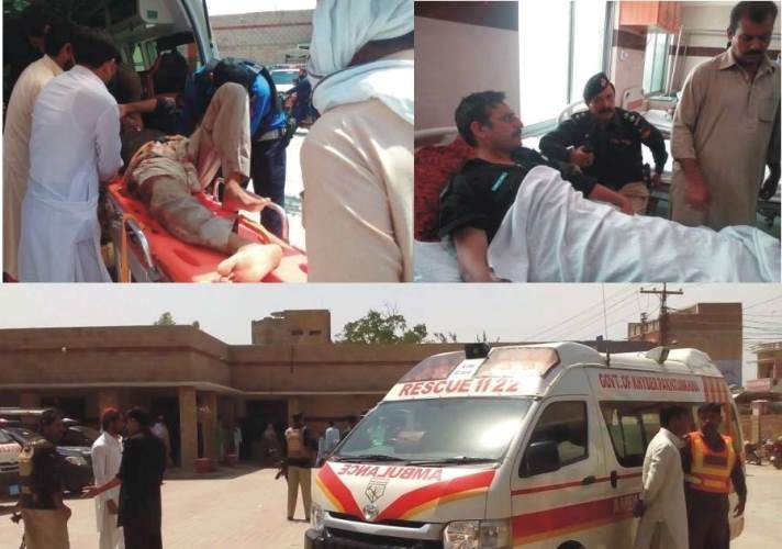 ڈی آئی خان، ملانہ کے قریب مبینہ پولیس مقابلہ، زخمیوں کی ہسپتال منتقلی