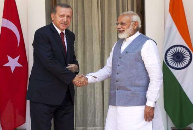 ترک صدر کا دورہ بھارت، کشمیر کو فراموش کر دیا گیا