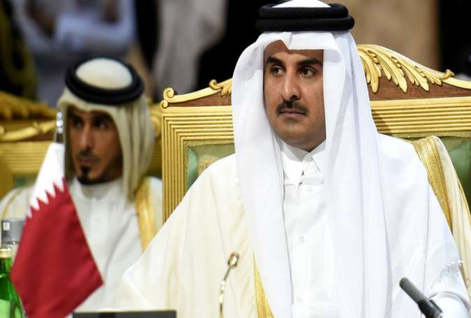 دعوت امیر قطر به منظور ایجاد راه حل سیاسی برای بحران سوریه