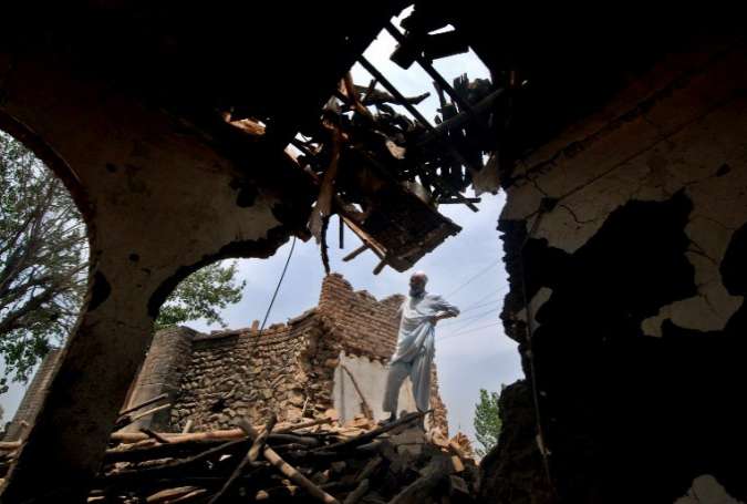 لنڈی کوتل، افغانستان سے فائر کیا گیا مارٹر گولہ مکان پر گر گیا