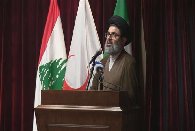 The file photo shows Hashem Safieddine, the head of Hezbollah