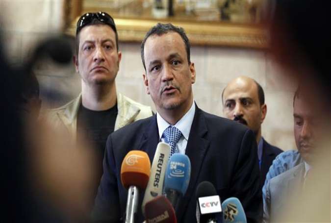 Ismail Ould Cheikh Ahmed, the special envoy of the UN secretary-general for Yemen (Photo by AFP)