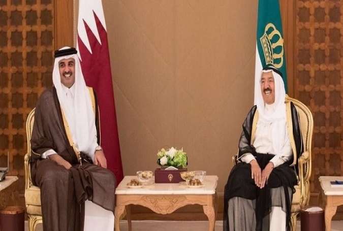 نشست امیر کویت با همتای قطری اش در دوحه