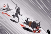 كاريكاتير: الإعتدائين الإرهابيين في طهران