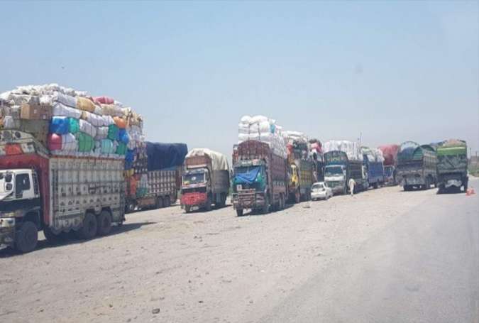 خیبرایجنسی، پاک افغان شاہراہ پر فورسز نے زیادہ وزن والی گاڑیوں کا داخلہ روک دیا