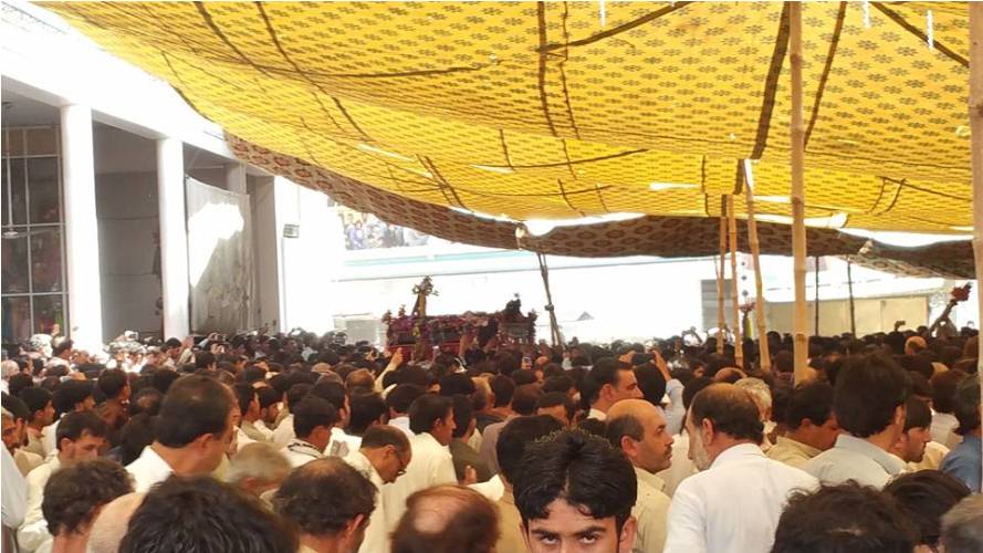 پاراچنار میں یوم شہادت حضرت علیؑ کے موقع پر مجالس میں عزاداروں کی شرکت