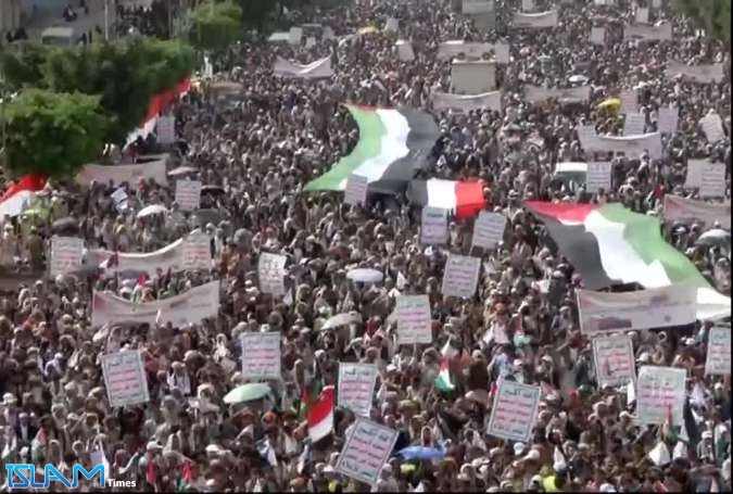 مسيرة جماهيرية حاشدة في صنعاء إحياء ليوم القدس العالمي