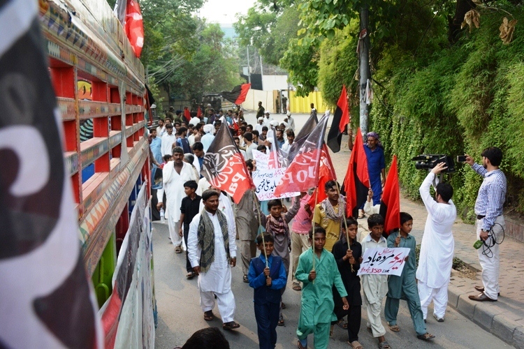 لاہور میں شیعہ علماء کونسل کی القدس ریلی
