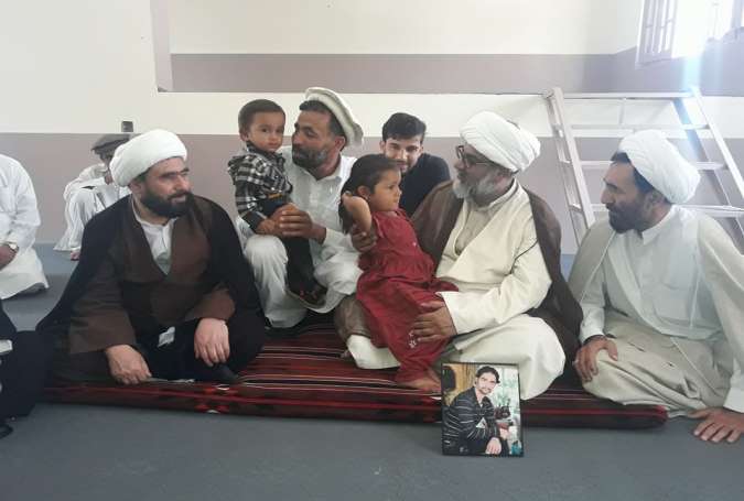 پاراچنار، علامہ راجہ ناصر عباس کی شہداء کے بچوں اور علامہ فدا مظاہری سے ملاقات