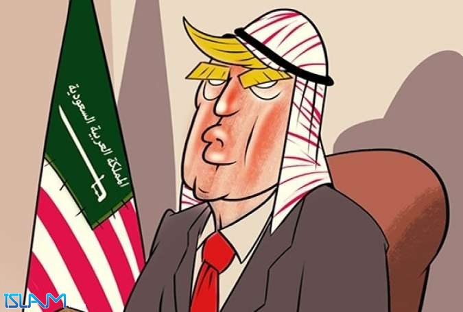 كاريكاتير.. السعودية مستعمرة ترامب وأميركا