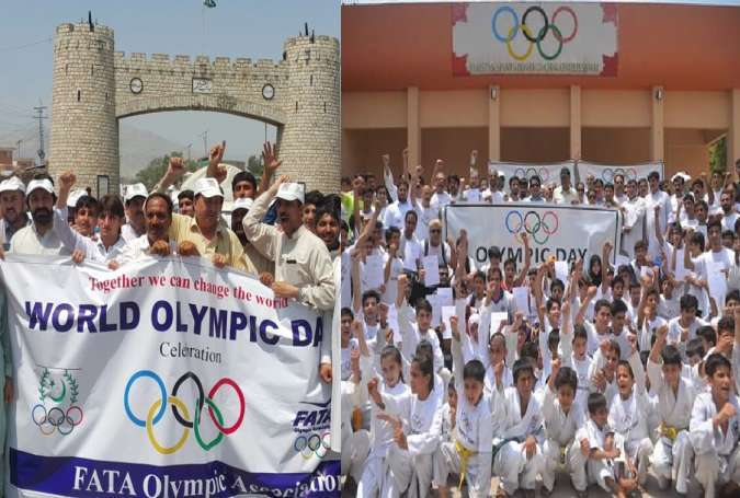 اولمپک کا عالمی دن، پشاور اور جمرود میں خصوصی ریلیاں نکالی گئیں