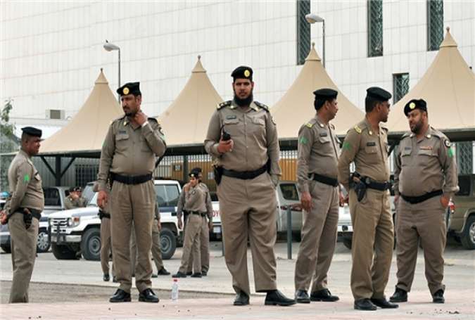 Saudi police officers