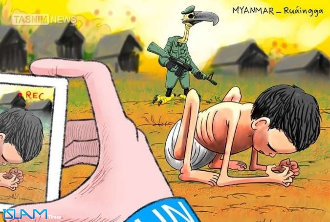 کاریکاتیر.. الأمم المتحدة ومسلمو الروهینغا