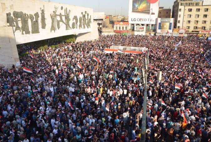 Demo kelompok Muqtada Sadr