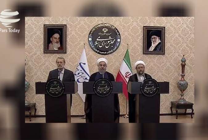 ایران دنیا کے دیگر ممالک کیساتھ ملکر خطے میں امن و استحکام کی کوشش جاری رکھے گا، ڈاکٹر حسن روحانی