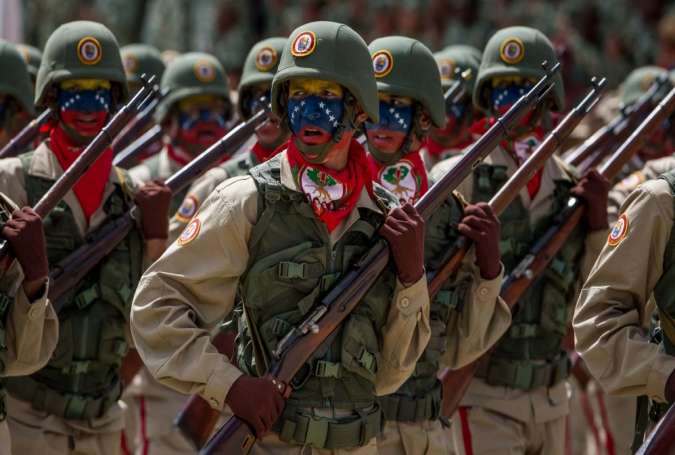Loyal Venezuelan troops have quelled a rebellion