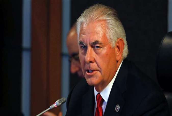 US Secretary of State Rex Tillerson gives an opening statement during the ASEAN-US Ministerial meeting of the 50th Association of Southeast Asian Nations (ASEAN) regional security forum in suburban Manila on August 6, 2017. (Photo by AFP)