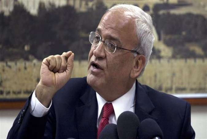 Saeb Erekat, the Palestinian chief negotiator and secretary general of the Palestine Liberation Organisation (PLO)