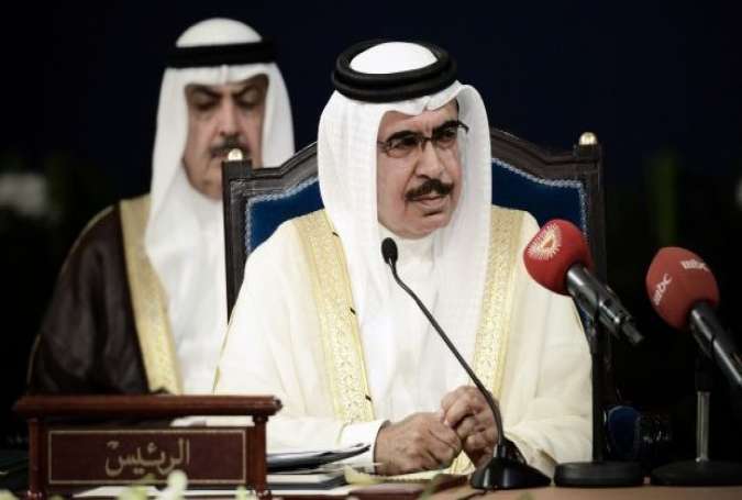 Menteri Dalam Negeri Bahrain Shaikh Rashid bin Abdulla al-Khalifa