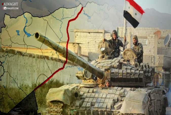 How are Border Areas with Iraq Vital for Syrian Army?