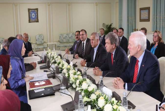دیدار اعضای مجلس سنای آمریکا با مریم رجوی در آلبانی