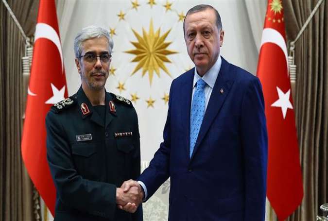 Iran military chief, Turkish president discuss defense ties