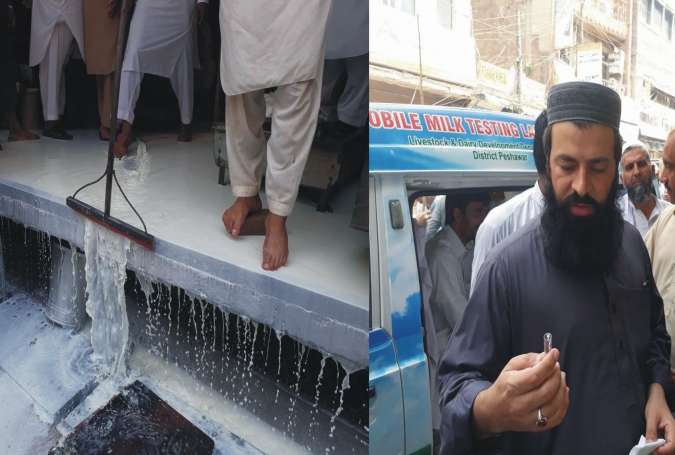 پشاور، لاشوں کو محفوظ رکھنے والا کیمکل ملا 10 ہزار لیٹر دود تلف