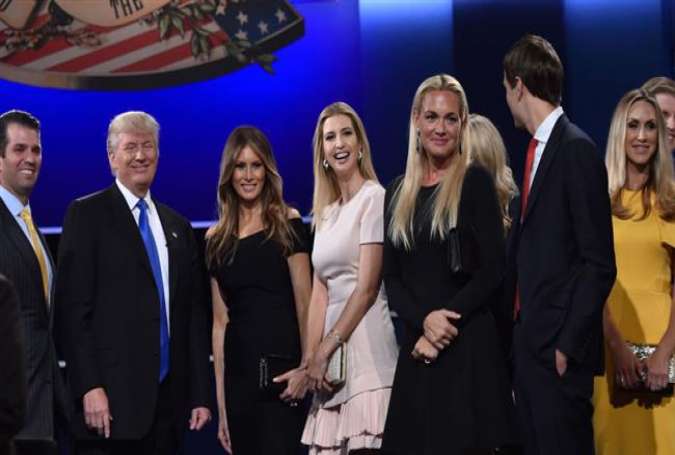The Trump family (File photo)
