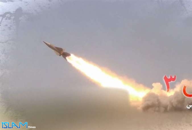 إطلاق صاروخ باليسيتي على تعزيزات قوى العدوان في اليمن