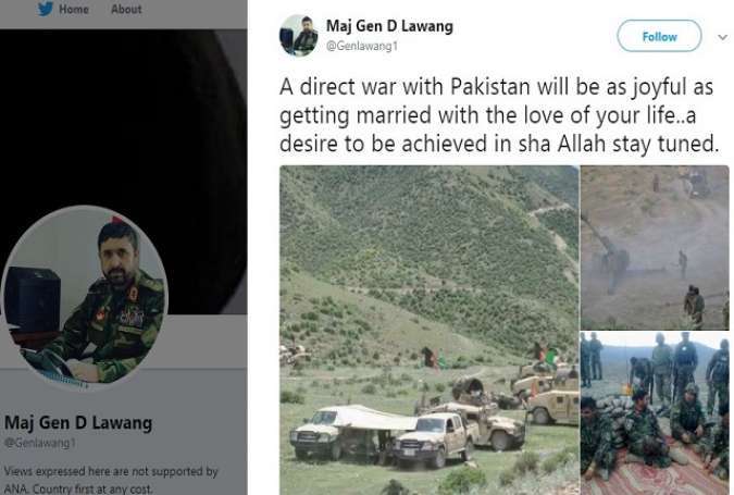 پاکستان سے جنگ کی خوشی اتنی ہوگی جتنی محبوب سے شادی کی، افغان جنرل