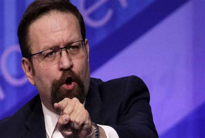 Deputy assistant to President Trump Sebastian Gorka participates in a discussion during the Conservative Political Action Conference at the Gaylord National Resort and Convention Center February 24, 2017 in National Harbor, Maryland. (Photo by AFP)