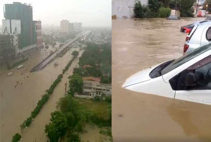 کراچی میں موسلا دھار بارش کے بعد سیلابی صورتحال، شہر دریا بن گیا، 3 بچوں سمیت 10 افراد جاں بحق