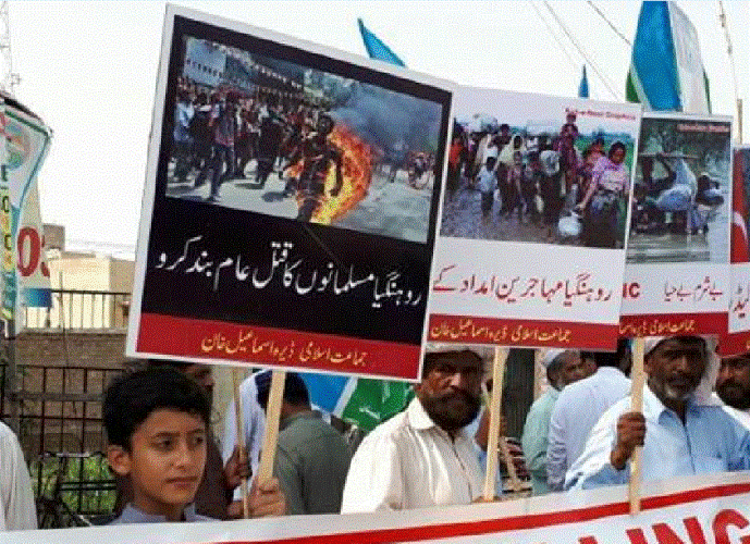 ڈیرہ اسماعیل خان میں روہنگیا مسلمانوں پر ہونیوالے مظالم کیخلاف جماعت اسلامی کی احتجاجی ریلی