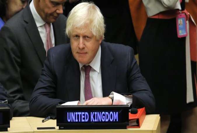 British Foreign Secretary Boris Johnson attends (photo by Reuters)
