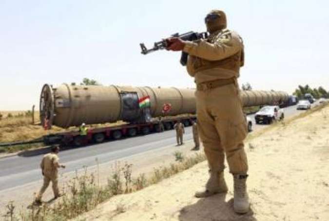 حمله ی تک تیراندازهای خارجی به نیروهای امنیتی عراق در صورت نزدیک شدن به چاههای نفت کرکوک