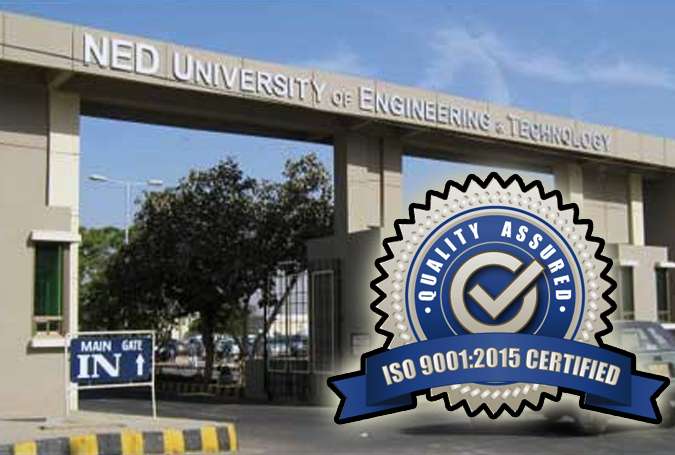 این ای ڈی، سندھ کی پہلی آئی ایس او سرٹیفائیڈ انجینئرنگ یونیورسٹی بن گئی